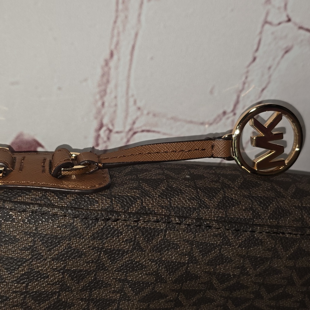 Michael Kors OutletJet Set Travel Large Logo Messenger Bag NWOT - Picture 5 of 16